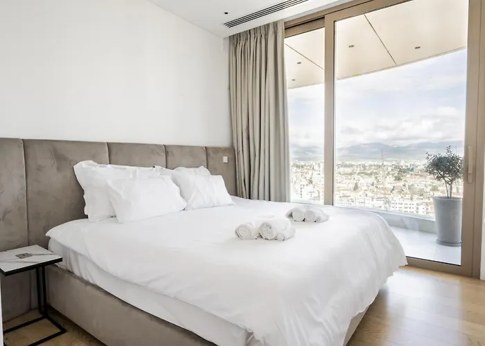 360 - Luxury Panoramic View Apartmán Nikósie